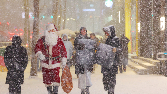 2025년의 첫눈 오는 날