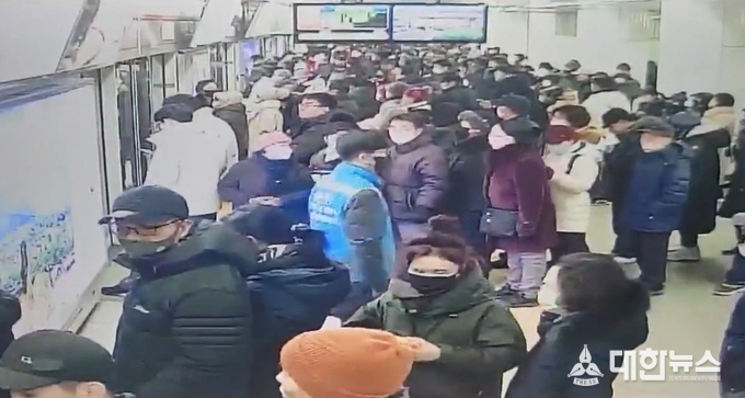 동대구역 대합실 및 승강장. 대구교통공사 제공