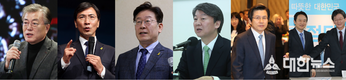 요동치는 조기대선 정국...문재인 선두 속 안희정·황교안 맹추격