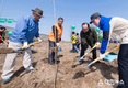 이브자리, 식목일 맞아 한강 탄소상쇄숲 조성