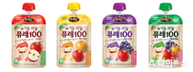 일동후디스, 유기농 과일 100% 퓨레 4종 출시