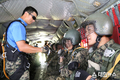 육군3사관학교 사관생도 500여명, 500m 상공에서 공중강하훈련