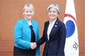 한-스웨덴 외교장관 회담 열려
