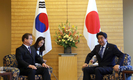 서훈 국정원장, 일 아베총리 접견