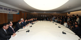 김상조 공정거래위원장, 10대 그룹 간담회 가져