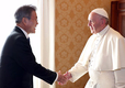 문 대통령, 교황청 공식방문 프란치스코 교황과 면담