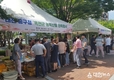 옥천군 명품 복숭아, 대전 중구청서 판촉전 벌여 큰 호응