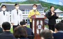 경북도지사, 코로나19 출입기자 회견 스케치