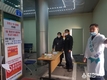 류태호 태백시장, 내일 자격증 시험 치러지는 태백상공회의소 시험장 방역 작업 참여