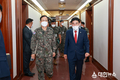 계룡시장, 육·해·공군 참모총장 예방 상생방안 모색