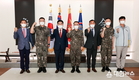 계룡시장, 육·해·공군 참모총장 예방 상생방안 모색