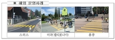 노란색 횡단보도 = 어린이 보호구역