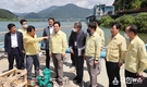 박완수 경남도지사, 낙동강 녹조 발생 현장 방문
