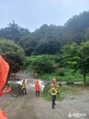 영주소방서 소백산 비로오토캠핑장 계곡 고립사고 무사히 인명구조