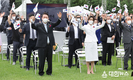 제77주년 8.15 광복절 경축식, 용산 잔디마당에서 열려