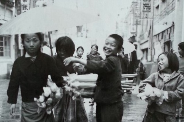 1960년 6월 부산 남포동 거리