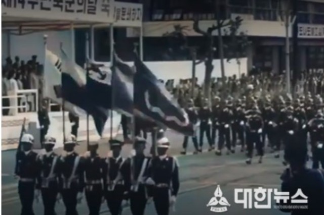 1962년 국군의날 시가행진