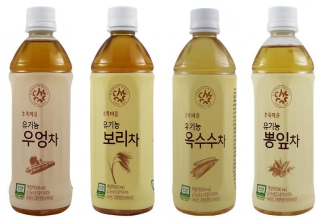 초록마을 유기농 액상차 4종.JPG